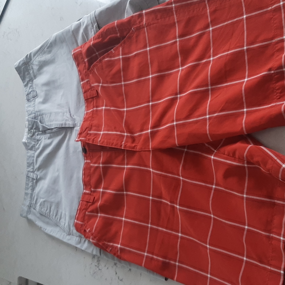Izod golf and Greg Norman shark shorts both pairs